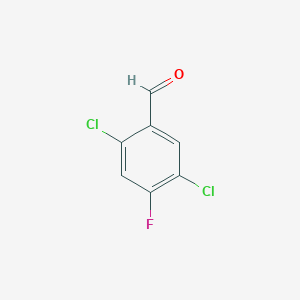 molecular formula C7H3Cl2FO B6322988 2,5-Dichloro-4-fluorobenzaldehyde CAS No. 230642-93-0