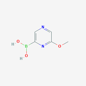 molecular formula C5H7BN2O3 B6323082 (6-Methoxypyrazin-2-yl)boronic acid CAS No. 934346-27-7