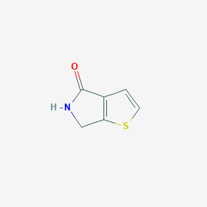molecular formula C6H5NOS B6323114 5,6-Dihydro-4H-thieno[2,3-c]pyrrol-4-one CAS No. 1078149-76-4