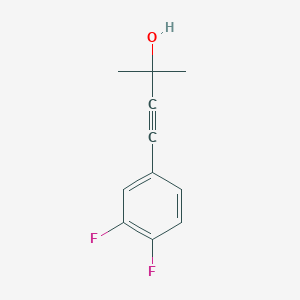 molecular formula C11H10F2O B6323116 4-(3,4-Difluoro-phenyl)-2-methyl-but-3-yn-2-ol CAS No. 331718-49-1