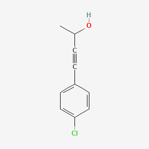 molecular formula C10H9ClO B6323134 4-(4-chloro-phenyl)-but-3-yn-2-ol CAS No. 153395-93-8