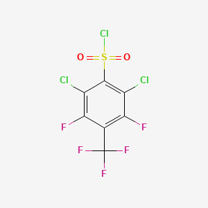 2,6-Dichloro-3,5-difluoro-4-(trifluoromethyl)benzenesulfonyl chloride;  98%