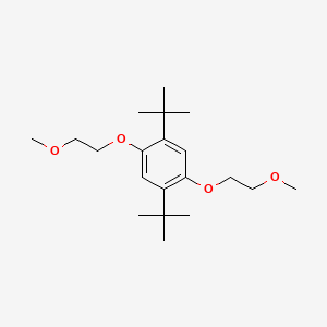 molecular formula C20H34O4 B6323562 1,4-Di-t-butyl-2,5-bis(2-methoxyethoxy)benzene CAS No. 1350770-63-6