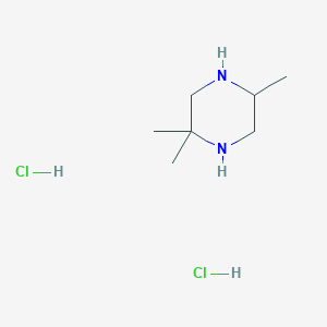 molecular formula C7H18Cl2N2 B6323573 2,2,5-Trimethylpiperazine dihydrochloride CAS No. 308110-40-9