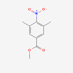 molecular formula C10H11NO4 B6323659 Methyl 3,5-dimethyl-4-nitrobenzoate CAS No. 3277-04-1