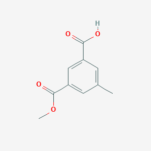 molecular formula C10H10O4 B063238 3-Methoxycarbonyl-5-methylbenzoic acid CAS No. 167299-68-5