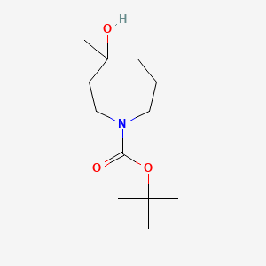molecular formula C12H23NO3 B6323864 Tert-butyl 4-hydroxy-4-methylazepane-1-carboxylate CAS No. 878631-04-0