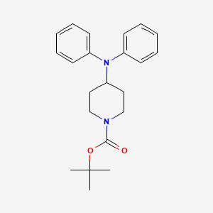 molecular formula C22H28N2O2 B6323990 tert-Butyl 4-(diphenylamino)piperidine-1-carboxylate CAS No. 470689-98-6