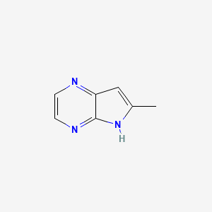 molecular formula C7H7N3 B6324004 6-Methyl-5H-pyrrolo[3,2-b]pyrazine CAS No. 1312891-31-8