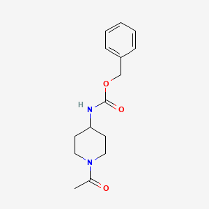 molecular formula C15H20N2O3 B6324098 Benzyl 1-acetylpiperidin-4-ylcarbamate CAS No. 1790807-64-5