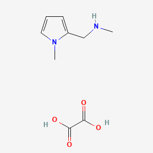 molecular formula C9H14N2O4 B6324123 Methyl-(1-methyl-1H-pyrrol-2-ylmethyl)-amine oxalate CAS No. 1220040-05-0