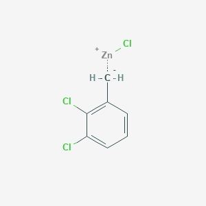 molecular formula C7H5Cl3Zn B6324226 2,3-Dichlorobenzylzinc chloride CAS No. 697762-17-7