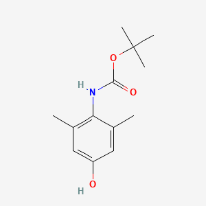 molecular formula C13H19NO3 B6324418 tert-butyl N-(4-hydroxy-2,6-dimethylphenyl)carbamate CAS No. 1313430-55-5
