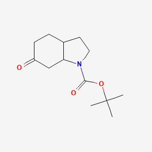 molecular formula C13H21NO3 B6324465 TERT-BUTYL 6-OXOOCTAHYDRO-1H-INDOLE-1-CARBOXYLATE CAS No. 1368144-73-3