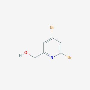 molecular formula C6H5Br2NO B6324595 (4,6-Dibromopyridin-2-yl)methanol CAS No. 1353100-67-0