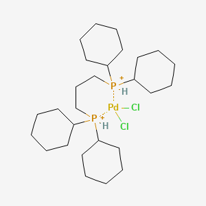 Dichloro[bis(dicyclohexylphosphino)propane]palladium(II)