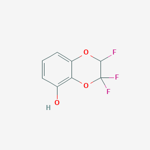 molecular formula C8H5F3O3 B6324660 2,3,3-Trifluoro-2-hydrobenzo[1,4]-dioxen-5-ol CAS No. 1008452-12-7