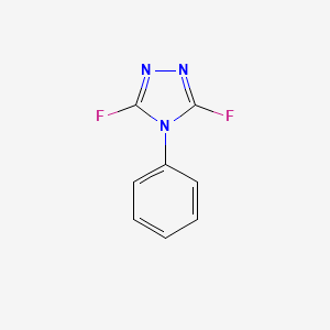 3,5-Difluoro-4-phenyl-[1,2,4]-triazole;  95%