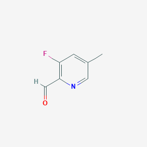 molecular formula C7H6FNO B6324719 3-Fluoro-5-methylpicolinaldehyde CAS No. 1256822-25-9