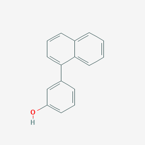 molecular formula C16H12O B6324742 3-(Naphthalen-1-yl)phenol CAS No. 33104-28-8