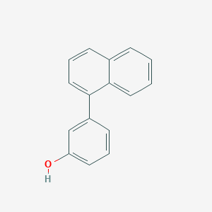 molecular formula C16H12O B6324742 3-(Naphthalen-1-yl)phenol, 95% CAS No. 33104-28-8