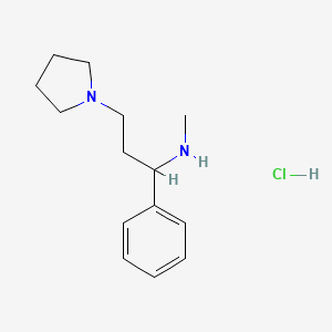 Methyl-(1-phenyl-3-pyrrolidin-1-yl-propyl)-amine hydrochloride