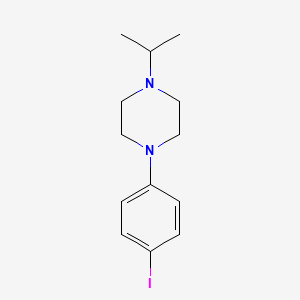 molecular formula C13H19IN2 B6324808 1-(4-Iodophenyl)-4-isopropylpiperazine CAS No. 1244855-50-2