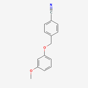 4-[(3-Methoxyphenoxy)methyl]benzonitrile