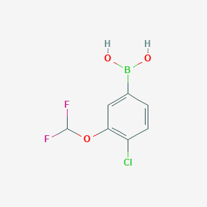4-Chloro-3-(difluoromethoxy)phenylboronic acid
