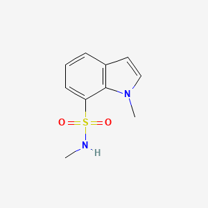 molecular formula C10H12N2O2S B6324873 N,1-dimethylindole-7-sulfonamide CAS No. 2737205-83-1