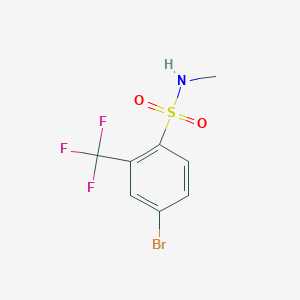 4-Bromo-N-methyl-2-trifluoromethyl-benzenesulfonamide, 95%
