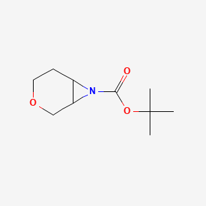molecular formula C10H17NO3 B6324923 Tert-butyl 3-oxa-7-azabicyclo[4.1.0]heptane-7-carboxylate CAS No. 1316830-69-9