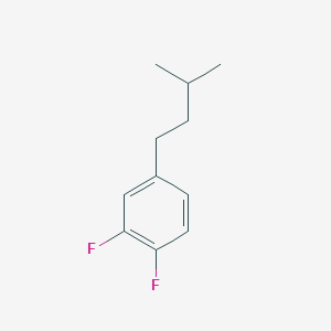 molecular formula C11H14F2 B6324955 1,2-Difluoro-4-isopentylbenzene CAS No. 2432848-63-8