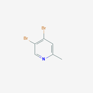 molecular formula C6H5Br2N B6324962 4,5-Dibromo-2-methylpyridine CAS No. 1247348-33-9