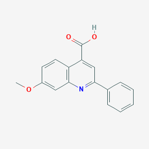 7-Methoxy-2-phenylquinoline-4-carboxylic acid