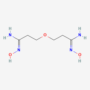 molecular formula C6H14N4O3 B6325070 3,3'-Oxybis(N-hydroxypropanimidamide) CAS No. 78995-65-0