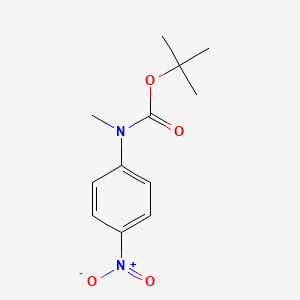 molecular formula C12H16N2O4 B6325087 Tert-butyl N-methyl-N-(4-nitrophenyl)carbamate CAS No. 474020-88-7