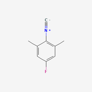 molecular formula C9H8FN B6325104 5-Fluoro-2-isocyano-1,3-dimethylbenzene CAS No. 1204306-55-7