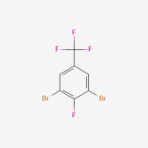 molecular formula C7H2Br2F4 B6325180 3,5-Dibromo-4-fluorobenzotrifluoride CAS No. 109919-28-0