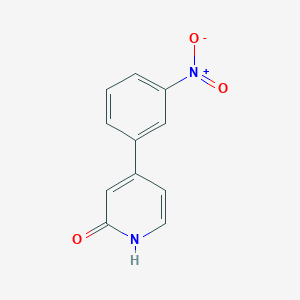 molecular formula C11H8N2O3 B6325184 2-Hydroxy-4-(3-nitrophenyl)pyridine CAS No. 134099-62-0