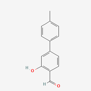 molecular formula C14H12O2 B6325200 2-Formyl-5-(4-methylphenyl)phenol CAS No. 343603-92-9