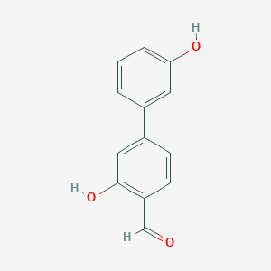 molecular formula C13H10O3 B6325229 2-Formyl-5-(3-hydroxyphenyl)phenol CAS No. 1261984-97-7