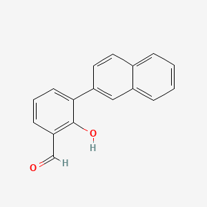 molecular formula C17H12O2 B6325328 2-Hydroxy-3-(naphthalen-2-yl)benzaldehyde CAS No. 1261944-12-0