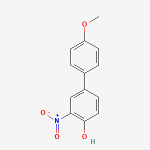 molecular formula C13H11NO4 B6325330 4-(4-Methoxyphenyl)-2-nitrophenol CAS No. 86031-19-8