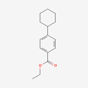 molecular formula C15H20O2 B6325369 Ethyl 4-cyclohexylbenzoate CAS No. 959141-01-6
