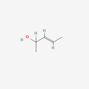 molecular formula C5H10O B6325372 3-Penten-2-ol, predominantly trans CAS No. 3899-34-1