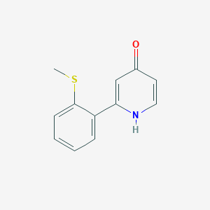4-Hydroxy-2-(2-methylthiophenyl)pyridine, 95%