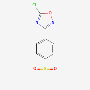 5-Chloro-3-(4-methanesulfonyl-phenyl)-[1,2,4]oxadiazole
