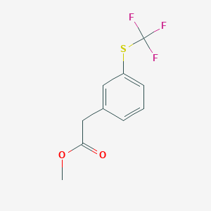3-(Trifluoromethylthio)phenylacetic acid methyl ester