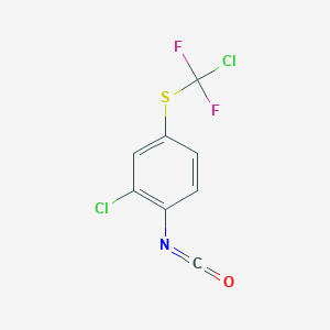 2-Chloro-4-(chlorodifluoromethylthio)phenyl isocyanate, 95%